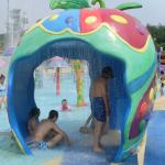 Outdoor Aquatic Spray Park Equipment With Customized Color 1200*1500
