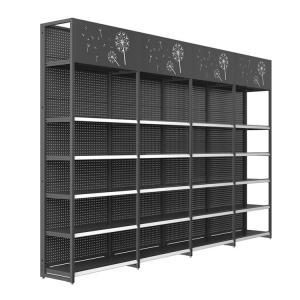 China Grocery Store Display Racks / Gondola Shelves For General Store Supermarket Shelf factory