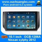 Ouchuangbo android car audio Nissan sylphy 2012 with radio bluetooth gps