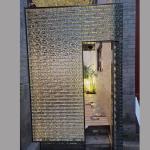 Hot Melt Bubble Solid Glass Wall Block 50*100*200mm Color Bar Glass Interior