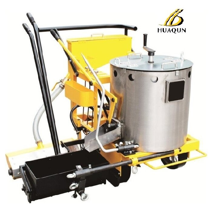 Easy Operate Hand Push Thermoplastic Road Marking Paint Machine Compact Structure