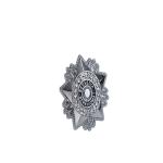 Thickness 1.2mm Copper Police Badge Logo Button Baking Finished