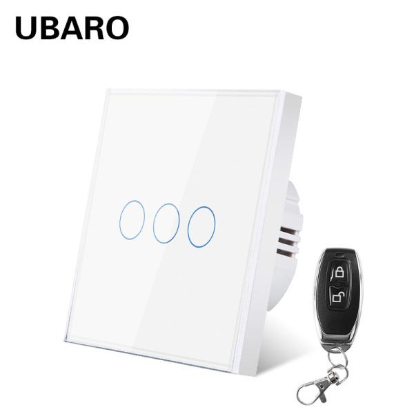 EU Market 3Gang Remote Control Light Switch 5-60Feet Distance Range With