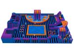 Modern Inflatable Amusement Park , Outdoor Entertainment Golden Bouncy Castle