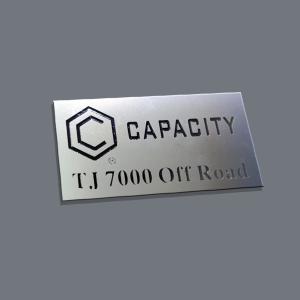 Precision Chemical Etched Thin Metal Nameplates with Logo Customized