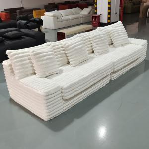 Supportive Green Sponge Filled Sofa with 500 Lbs Capacity