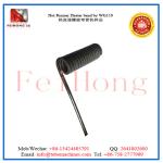 Helix bending machine for coil heaters