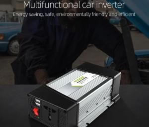 China DC To AC Corrected Sine Wave Power Inverter 12v To 220v 1000W DC AC Power Inverter factory