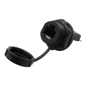 China Male Female Communication Cable Connectors , Rj45 Through Hole Connector 2.5cm factory