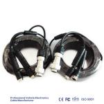 5 Pin Coiled Trailer Cable For Monitoring System With Metal Plug Shieled Vehicle