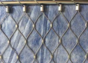 China X-TEND INOX LINE Balustrade Railing Stainless Steel Cable Mesh Webnet 60 Degree Angle factory