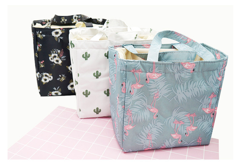 L20*D15cm Foldable Insulated Lunch Cooler Bags For Travel