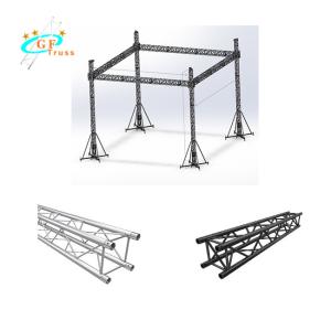 China 14M Safety Span 6082 Aluminum Stage Truss For Hanging Displays factory