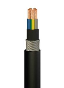 China Armored 5 Core N2XRY Underground Electrical Cable XLPE Insulated PVC Sheathed factory
