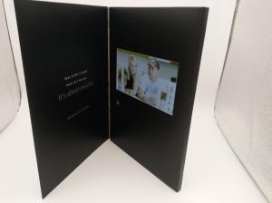 China A5 Size Landscape Bespoke Video Brochures 4.3 / 5 Inch Screen Custom factory