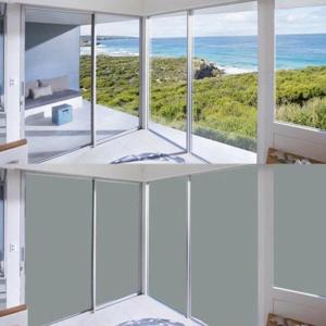 China Anti Ultraviolet Office Smart Glass Remote Control PDLC Privacy Tempered Glass PDLC Switchable Glass Film Easy Cleaning factory