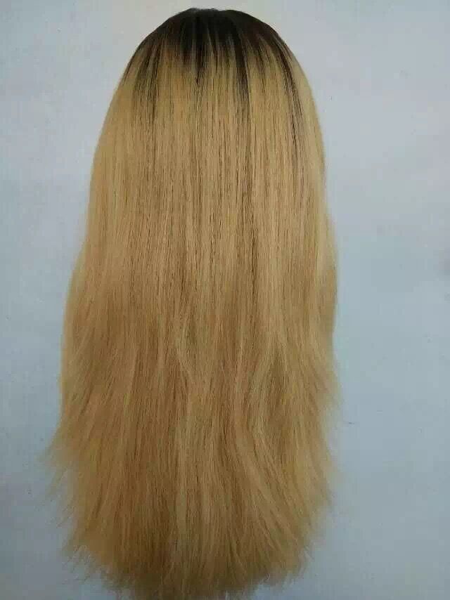 10 Inches 5A Brazilian Human Hair Kosher Wig Dark Root ,Brazilian Human Hair Wig