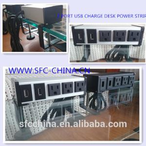 China aluminium alloy Desktop Power and USB Charging Solution factory