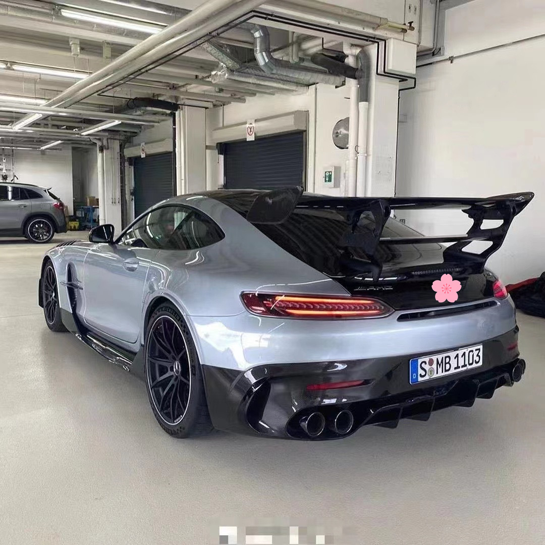 Auto Parts for Mercedes AMG GT GTC GTS Body Kit AMG GT Upgraded Black Series Style Front and Rear Bumper Spoiler Hood Body Kit