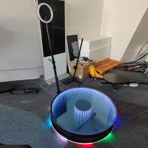 China Slow Motion Spinning LED 360 Photo Booth Automatic RGB Light Rotating factory