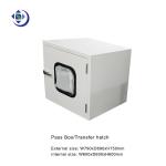 Powder Coated Steel Pass Box For Passing Goods To Clean Room 600x600x600mm