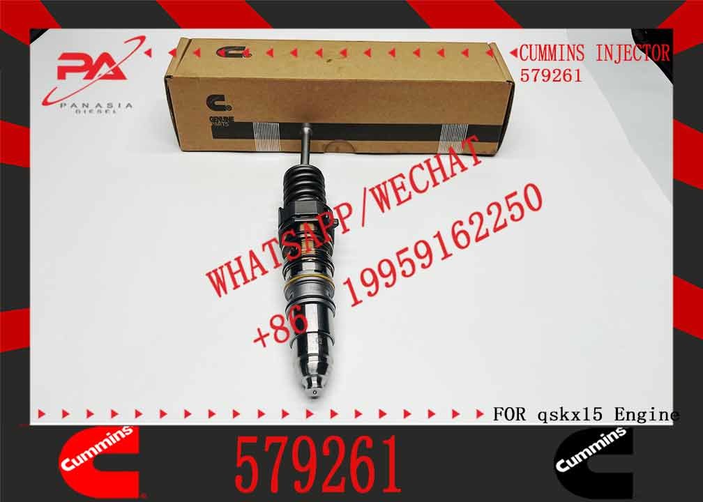 Construction Machinery PartsFuel Injector For QSKX15 Diesel 579251 1846350 579261 1731091 For CUMMINS Diesel Engine