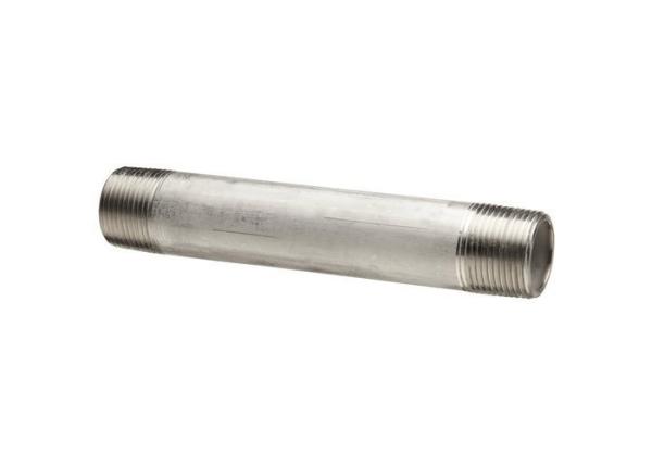 Seamless Stainless Steel Threaded Pipe , 24mm ASTM A312 Round Seamless Stainless