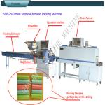 Stainless Steel Heating Noodle Packing Machine SWC 590 Shrink Wrapping Packing