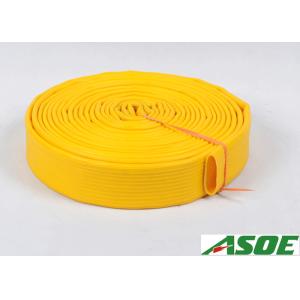 China Abrasion Resistance Lay Flat Irrigation Hose PVC Nitrile Rubber Compound on sale