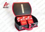 Moon Cake Packaging Black Cardboard Gift Boxes For Retail ISO / Standard