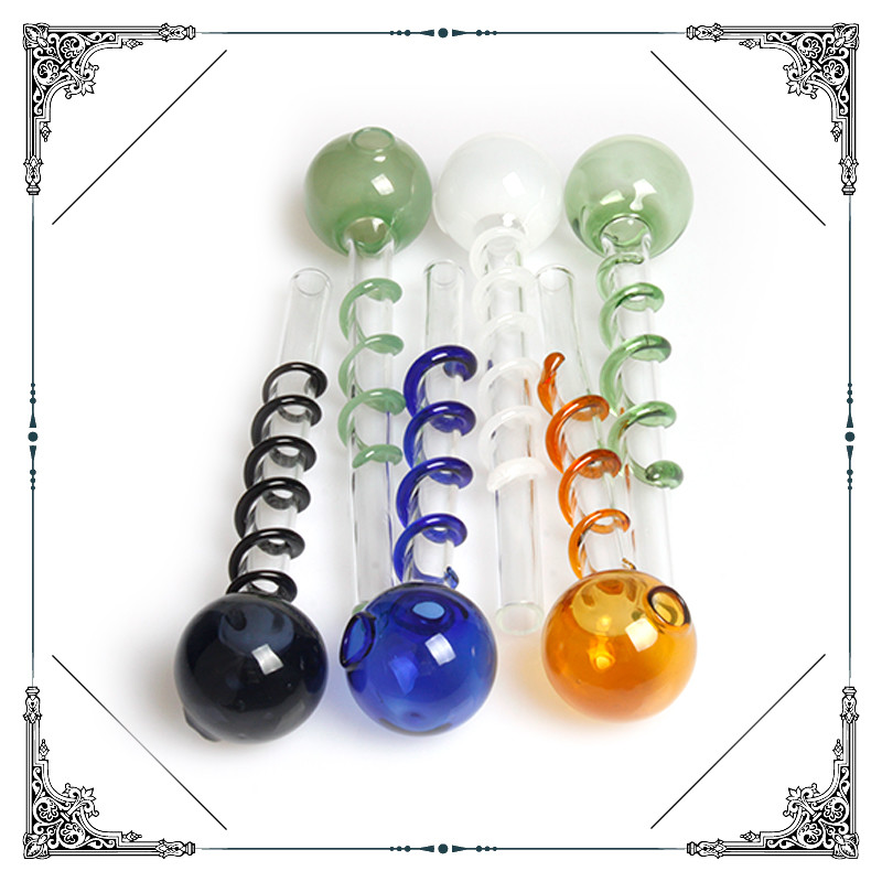 Great Clear Pyrex Glass Oil Burner Glass Tube Smoking Water Bong
