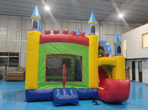 China Commercial Grade Bounce House Inflatable Combo Jumping House With Slide Inflatable Bubble Castle For Kids factory