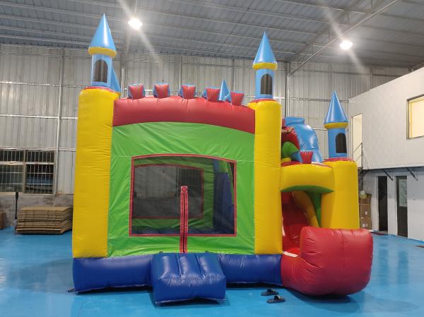 Commercial Grade Bounce House Inflatable Combo Jumping House With Slide