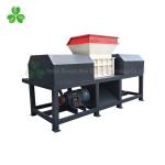 Industrial Double Shaft Shredder Machine Widely Usages Mini Hemp Leaf Shredder