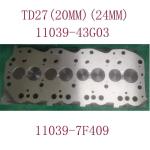 Cast Iron TD27 Cylinder Head 110397F409 Customizable For Nissan Terrano