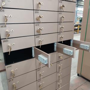 China Stainless Steel Vault Bank Safe Box Locker 2245 Height 813mm Width factory
