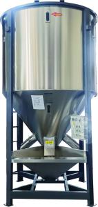 China Stainless Steel Plastic Recycling Pelletizing Machine Vertical Mixing Dryer For Storage factory
