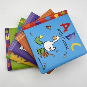China PLC Padded Hardcover Board Book Printing Service Eco Friendly Ink For Children factory