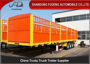 China Carbon Steel 3 Axles Livestock 60T Side Wall Trailer factory