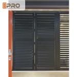 Outdoor Plantation Shades Shutters , Long Life Span Aluminum Jalousie Windows