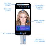 8 Inch Biometric Facial Recognition System Face Reader Attendance Machine 2GB