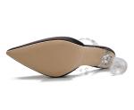 8808-3 Korean Fashion Pointed Toe Shallow Mouth High Heels, One Word With