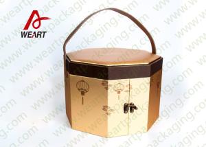 China Long Handled Decorative Gable Boxes , Christmas Cardboard Boxes With Lids ODM factory