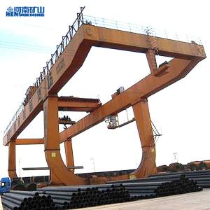 China Cabin Control 10 Ton 16 Ton Double Girder Gantry Crane U Type factory