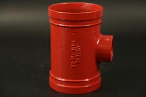 China Easy Installation Grooved Tee Fittings Pressure Rating 362 PSI Grooved End Connection factory