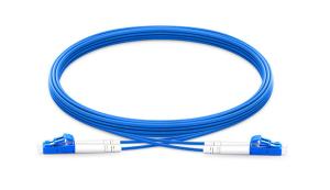 China 1m UPC Armoured Fiber Optic Patch Cable , Singlemode Fiber Patch Cord Lc To Lc factory