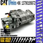 6 Cylinder Diesel Engine Fuel Pump 326-4635 For Caterpillar 320D Excavator