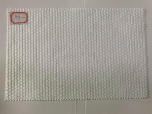 China 130g White Pearl Grain Polyester Viscose Cross Spunlaced Non-Woven Tissue factory