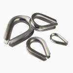 European Type Heart-Shaped Wire Rope Thimble with Manufacturers Fastener