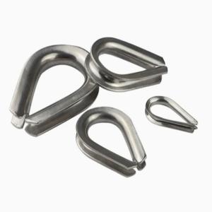 China European Type Heart-Shaped Wire Rope Thimble with Manufacturers Fastener Stainless Steel factory